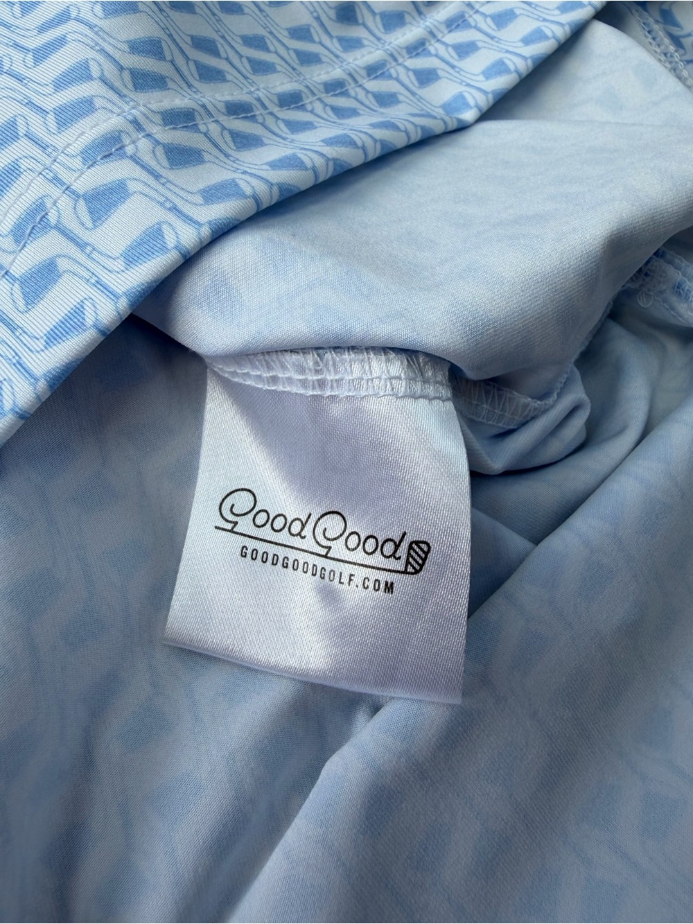 Good Good Golf Men’s Size Large Fighting for Par Good Shot Polo Blue Golf Clubs - Picture 10 of 13